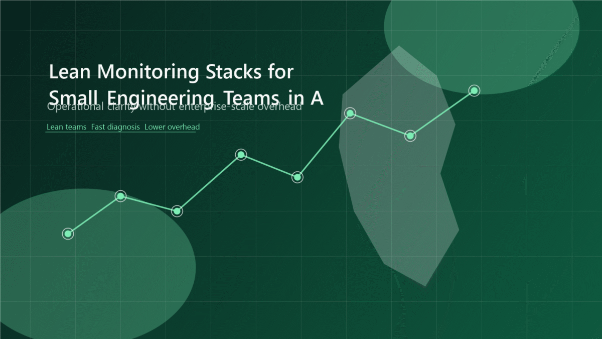 Lean Monitoring Stacks for Small Engineering Teams in Africa