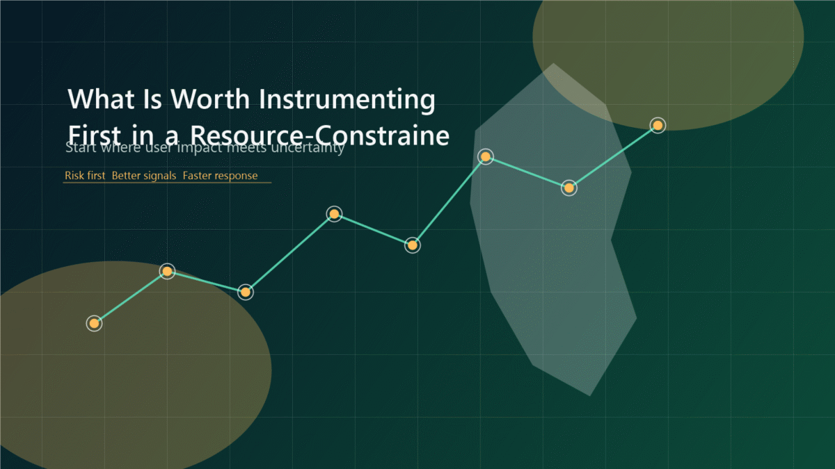 What Is Worth Instrumenting First in a Resource-Constrained System